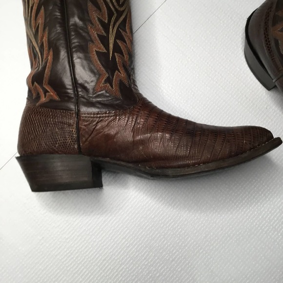 Larry Mahan Lizard  Skin Western Boots main image 6